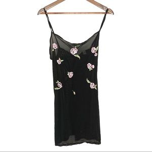 Victoria Secret Collection Roses Mesh Lingerie S